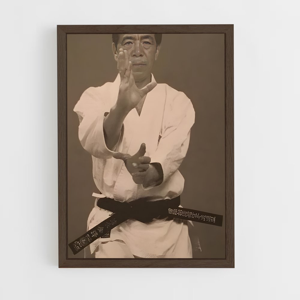 Poster Hirokazu de kanazawa – affiche Karaté (vue 5)